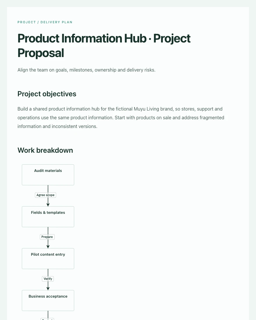 Project proposal